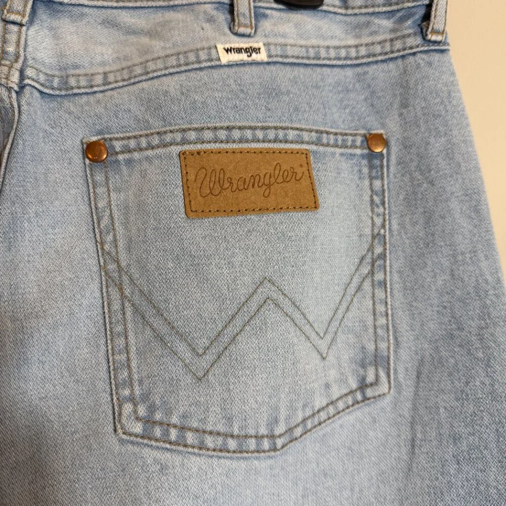 Wrangler Bonnie 683 Loose Flare High Rise Denim Jeans Women's 29x32 Blue NWOT - Picture 11 of 15